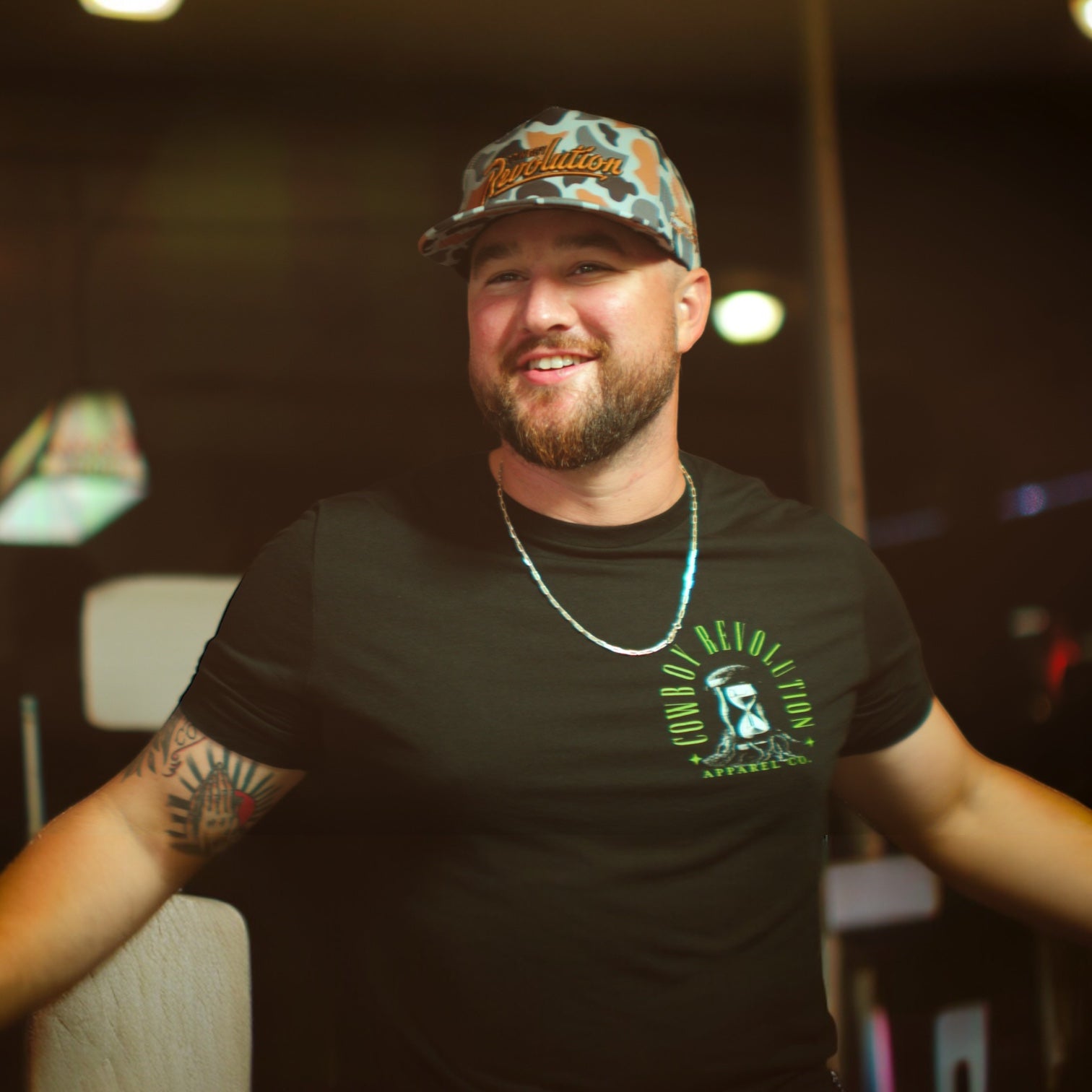 "OVERNIGHT SUCCESS" COWBOY REVOLUTION SHORT SLEEVE TRI-BLEND TEE