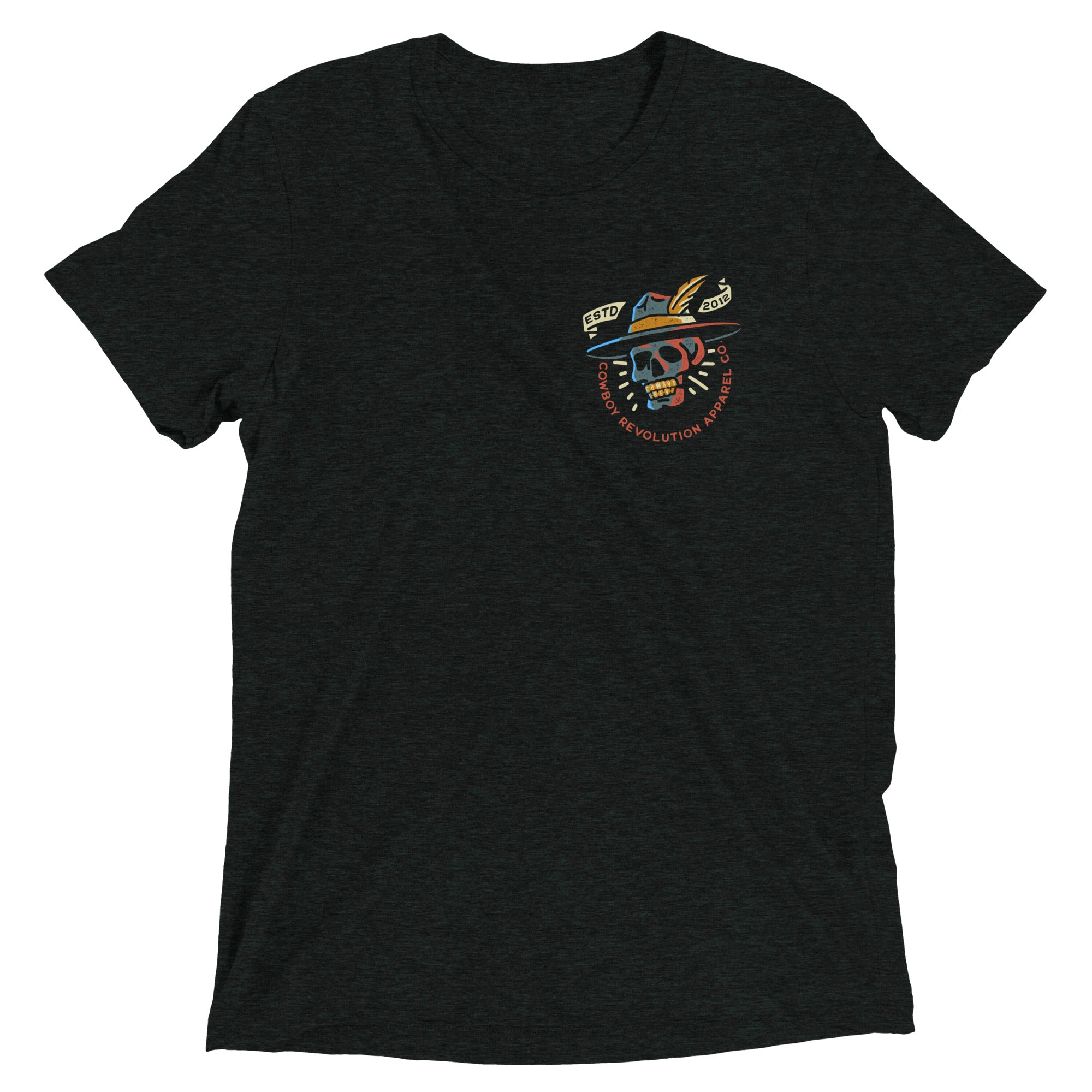 "Heavy Is The Head" Cowboy Revolution Short Sleeve Tri-Blend Tee
