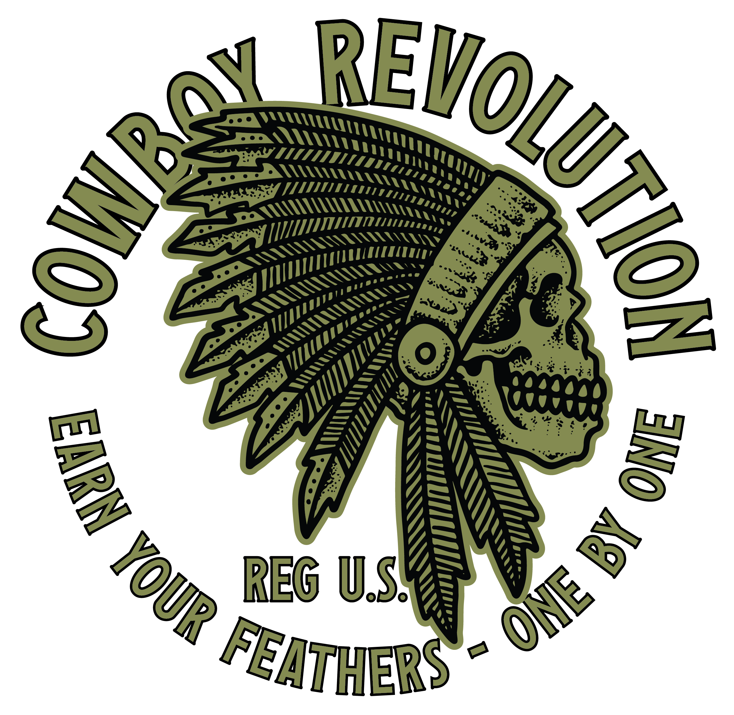 "Earn Your Feathers" Cowboy Revolution Premium Hoodie