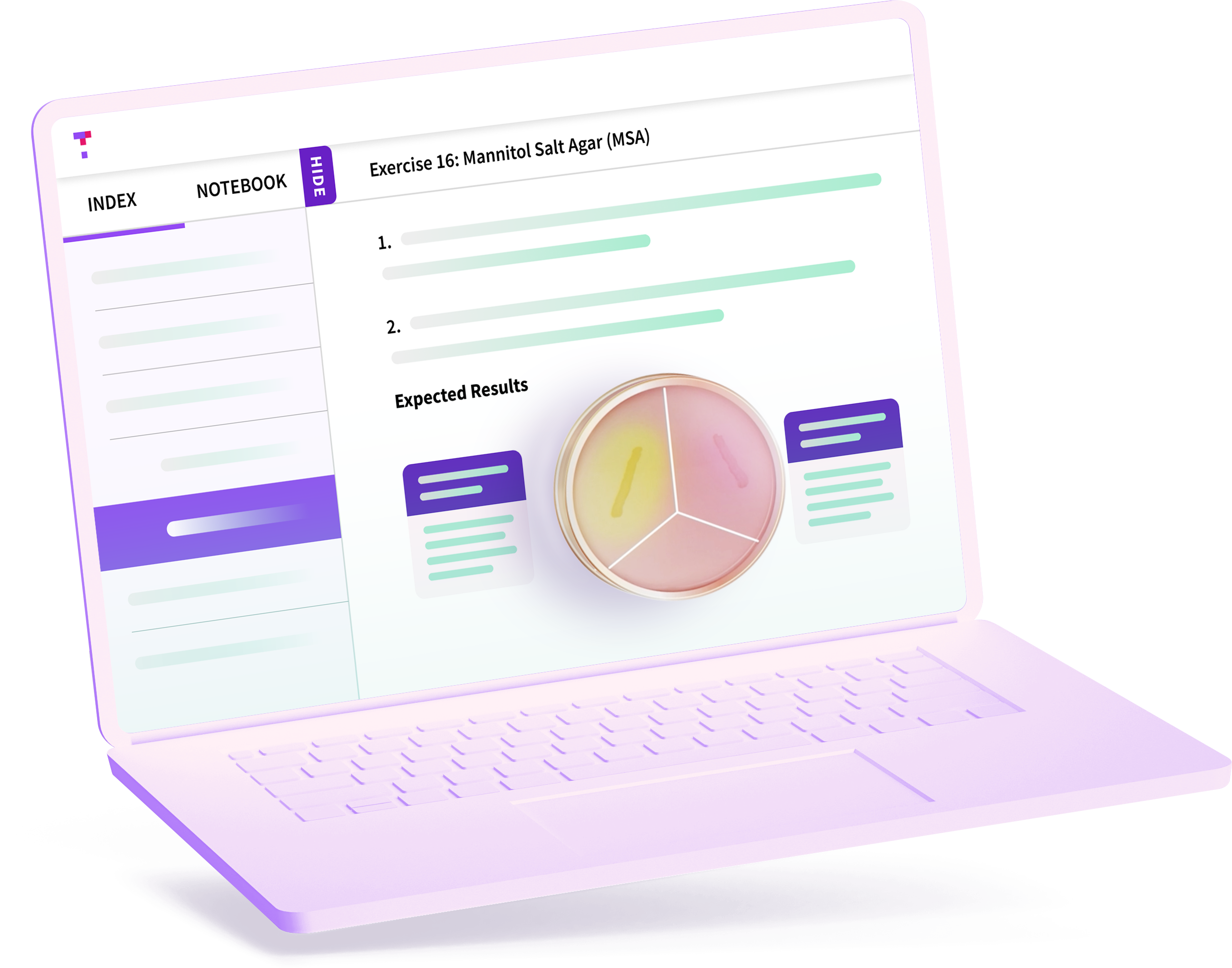 laptop with dynamic lab
