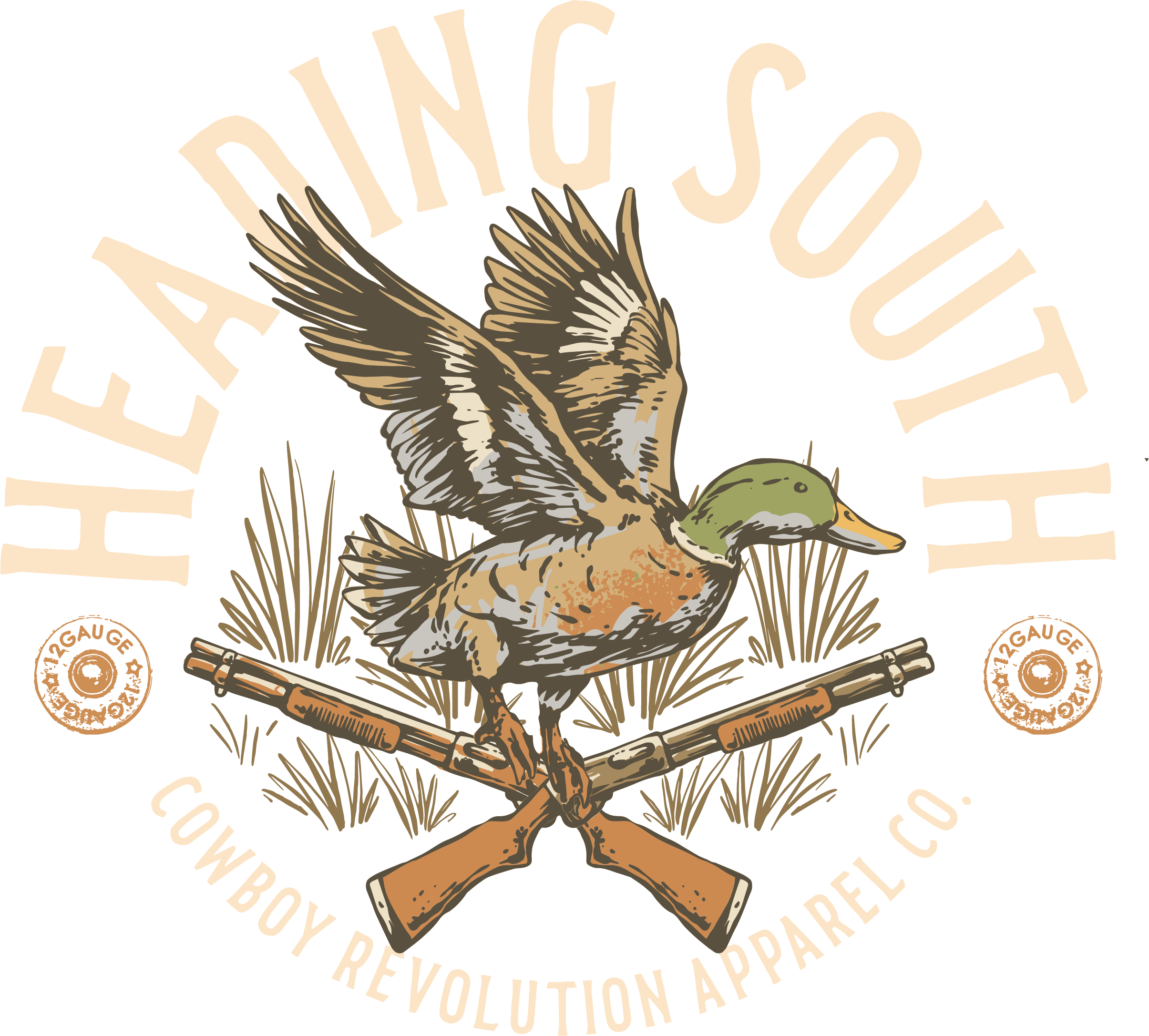 "Heading South" Cowboy Revolution Short Sleeve Tri-Blend Tee