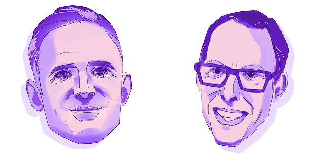 Podcast Host headshots together