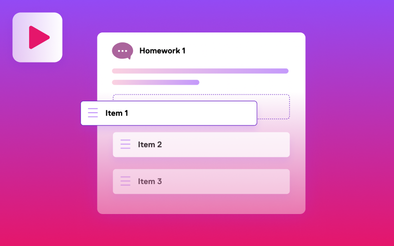 Assign content in Top Hat mobile image
